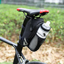 Bicycle Saddle Bag With Water Bottle Pocket Bike Rear Bags Seat Tail Bag