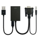 VGA audio, HDMI conversion adapter desktop computer, laptop computer, DVD p