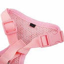 Floral Pattern Tiny Small Dog Harness Leash Lead Walking Chest Strap (S, Pi