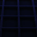24 Slot Grid Velvet Frame Coin Jewelry Showcase Display Tray Storage Case