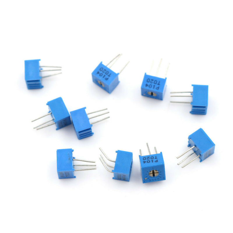 10PCS 3362P-104 100K Ohm 3362P Trimpot Trimmer Potentiometer BDSE