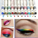 12 Pcs Professional Cosmetic Makeup Eyeliner Eye / Lip Liner Glitter Pencil Z6K0