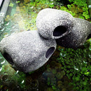 Cichlid Stone Aquarium Rock Shrimp Breeding Cave Hideaway Fish Tank Decorat BX