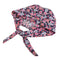 4x Adjustable Patterned Doctor Scrub Cap Beanie Cap Chemo Cap for Ponytail