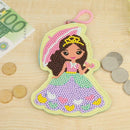 DIY Special Shaped Diamond Painting Girl Wallet Embroidery Coin Purse Gifts