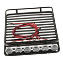 RC Car Roof Luggage Carrier, RC Car Roof Rack Metal Luggage Bracket with 6pcs