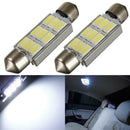 10x White Car 5630 9 SMD 36MM Festoon Lamp Dome Light Error Free Width Light