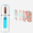 Blue Portable Usb Mist Sprayer Facial Nebulizer Steamer Moisturizing Skin C I8N9