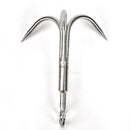 1pc 3 Claws Grappling Hook Climbing Survival Carabiner Tool Stainless Steel FT