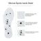 Magnetic Therapy Insoles,Breathable Magnetic Massage Insoles Orthotic Fight T7D8
