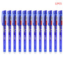 12Pcs Creative 0.5mm Magic Erasable Gel Pens Blue Ink Student Office Stationery