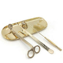 4Pcs Candle Accessory Set Candle Extinguisher Stainless Wick Cutter Trimmer