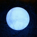 Silicone Moon Lamp White LED Night Light Home Bedroom Decoration Kids Gift