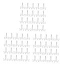 60x Easels Stand Holders Vertical Display Photo Sign Pedestal Ornaments 3"