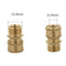 8Pcs M22x1.5mm Pressure Washer Hose Connector Quick Coupler Male & Female Brass
