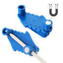 1x Blue Center Finder Scriber Woodworking Gauge Marking Tool Centerline Te OKO