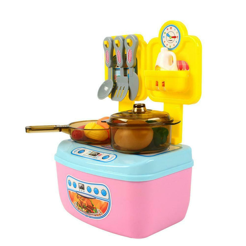 Plastic Kitchen Role Play Set Simulation Food Vegetables Kids Children Toys