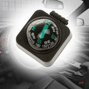 Vehicle Auto Car Boat Truck Navigation Guide Digital Shaped Black Compass H Y4X3