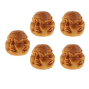 5pcs Wooden Erawan Buddha Head Statue