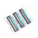 3pcs Men's Face Shaving Razor Shaver Blades Sharpener Razor 2 Layer Good JBTEUS