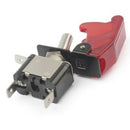 12V 20A Red Cover LED Light Rocker Toggle Switch SPST ON/OFF Car Marine Boat FT