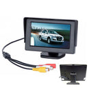 4.3'' TFT-LCD On-board Display With Reverse Camera Parking System Black