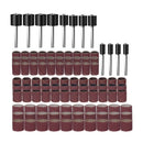 120Pcs Drum Sanders Set Including 108 Pcs Sanding Bands and 12 Pcs Drum Man
