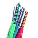12pcs Crocheted Metal Stainless Steel Bolts Round Knitted Wool Needle Sets