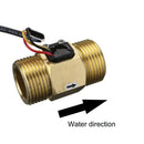 Dc5V G1 Dn25 Copper Water Flow Sensor Hall Effect Pulse Output 4-45L/Min Li
