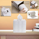 Pu Leather Tissue Box Holder, Square Napkin Holder Pumping Paper Case Dispe H4D7