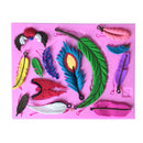Feather Wings Fondant Cake Mould Baking Tool Chocolate Silicone Mold Craft Gw