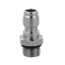 2Pieces Pressure Washer Quick Connector Easy Connect Fitting (Length: