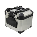 Passenger Backrest Back Pad Rear Saddlebag+Side Handle For Aluminum Alloy B