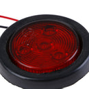 1pcs 2.5" 4LED Round Truck Trailer Clearance Lamp Side Marker Light Red ZY FT