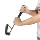 18" Barbecue BBQ Cleaning Grill Brush Cleaner Stainless Steel Wire Brush ADVGA