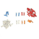 50pcs/set EU ClassicÃ‚Â Car Fuse Kit Plastic+Zinc Continental Torpedo Auto Fuse