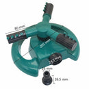 Garden Sprinklers Automatic Watering Grass Lawn 360 Degree Circle Rotating  O9D9