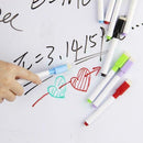 1 Set A4 Wipe Clean Pockets Drawing Writing Colouring Erase Dry Paper Marke K5D0