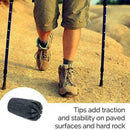 1Pc Anti-skid Trekking Pole Tip Protector Black Trekking Pole Feet Cover O3 N2Y9
