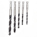 5Pcs 1/4" Hex Shank Quick Change Metal Tools Wood HCS Drill Bit Set 4-10mm New