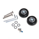 2X Luggage Suitcase Replacement Wheels Axles Repair Parts 40*18mm ^