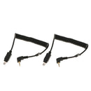 2PC 2.5mm To MC-DC2 N3 Remote Switch Shutter Release Cable For  DSLR Camara