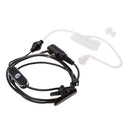 Security Headset/Earpiece Mic for Kenwood Radio Walkie Talkie 2 Pin Kenwood