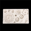 Flower Silicone mold fondant mold cake decorating tools chocolate gumpaste OZ