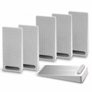 6 PCS Door Wedge Rubber, Door Stopper, Heavy Duty Slip-resistant and Stacka