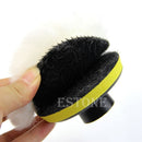 7 Pcs 3" Polishing Buffer Pad Set Kit + Drill Adapter-M10 For Car Polish Hot