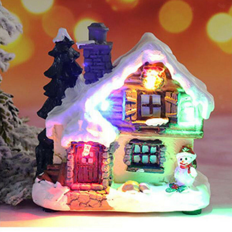 3x Christmas Home Decoration Village Ornament Gift Decoration