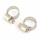 40x Elastic Drive Hose Clamps Fuel Line Worm Clip Adjustable Stainless KVU