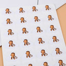 DIY Cartoon Cute Animals Corne Paper Stickers Photo Decoration ScrapbookingOZ