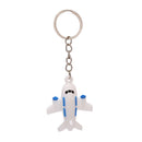 4Pcs/lot Silicone Airplane Keychains Pendant Keyring Friendship Jewelry Gift NTE